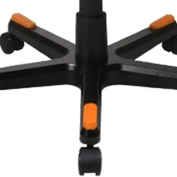 Krytky na kříž na DXRacer kovový, orange malé, FD01, sada 5 ks