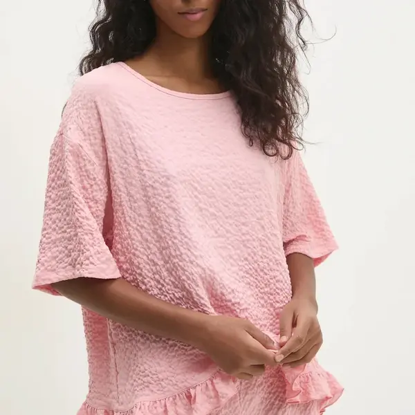 Pyžamo Answear.LAB růžová barva