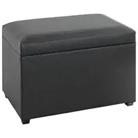 TRUHLOVÁ LAVICE, textil, kompozitní dřevo, 58/42/39 cm