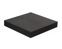 Nástěnná police Basic 25 cm, černá