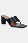 Kožené žabky Jonak DEVIL CUIR Noir