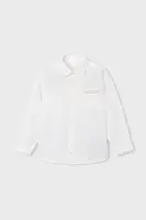 Dětská košile ze směsi lnu Mayoral