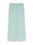 TOM TAILOR Nohavice s pukmi 'Lea'  tyrkysová