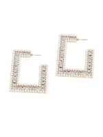 SOHI Náušnice 'Ida'  strieborná