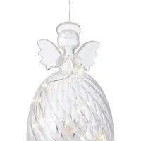 Vánoční LED dekorace Sirius Wave Engel průhledná barva