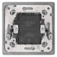 Přepínač střídavý jednotlačítkový, bílý