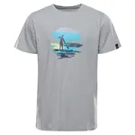 Pánské triko z nemačkavého materiálu alpine pro goraf 2 šedá l