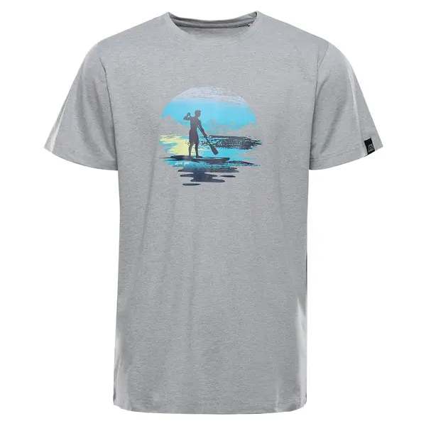 Pánské triko z nemačkavého materiálu alpine pro goraf 2 šedá l