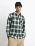 Celio Flannel Plaid Shirt Camulto - Men's