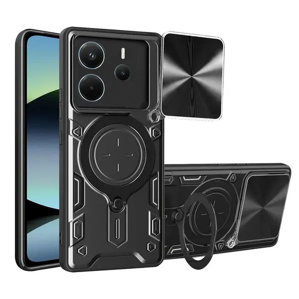 Techsuit CamGuard Pro, Xiaomi Redmi Note 14 4G, černý