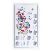 Textilní kalendář Motýli 2026