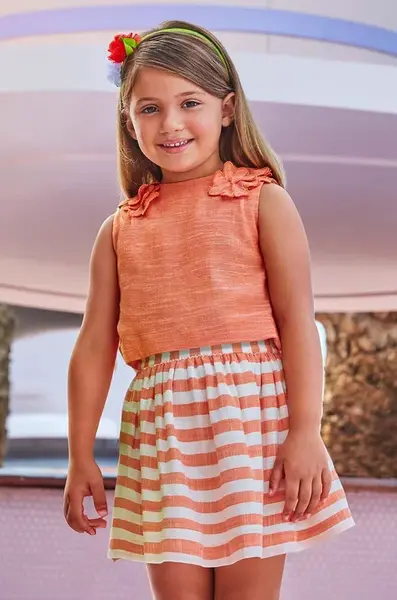 Dětská souprava Mayoral oranžová barva