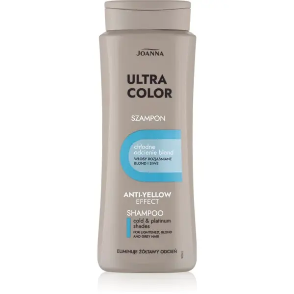 Joanna Ultra Color čisticí a vyživující šampon pro blond vlasy 400 ml