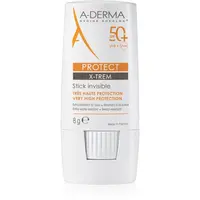 A-Derma Protect X-Trem Invisible Stick ochranná tyčinka na citlivá místa SPF 50+ 8 g