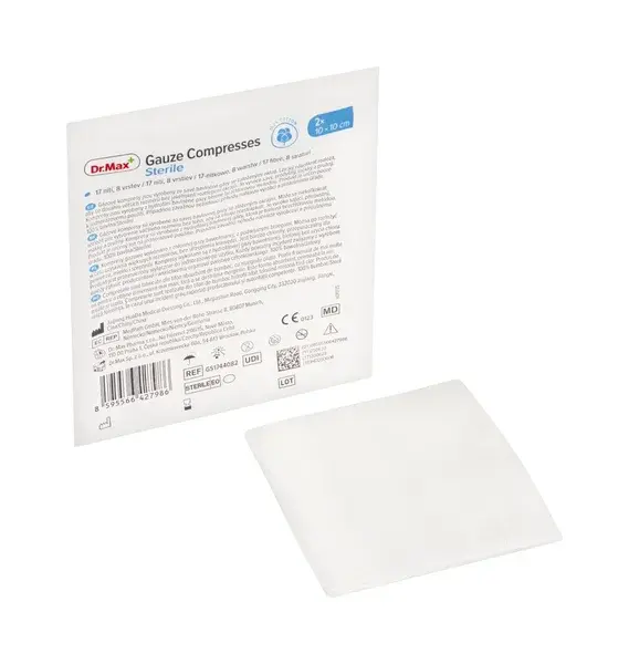 Dr. Max Gauze Compresses Sterile 10 x 10 cm