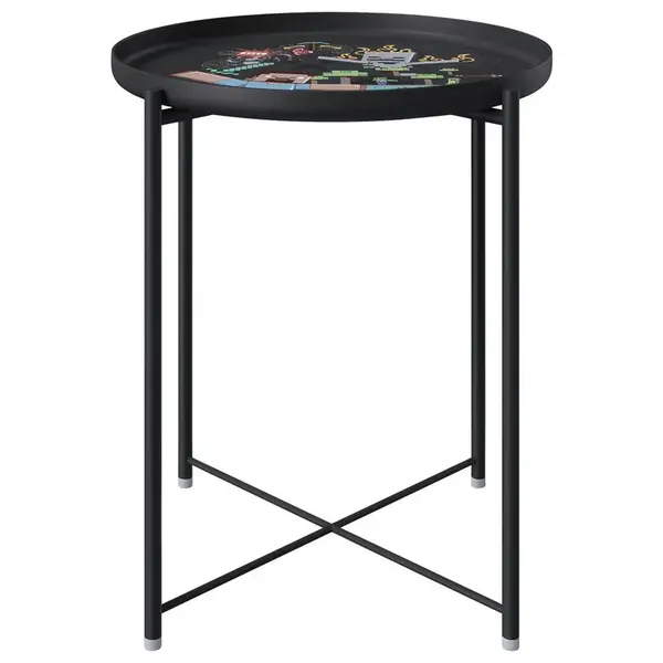 Minecraft ODKLÁDACÍ STOLEK, černá