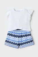 Dětská bavlněná souprava Mayoral modrá barva, 3209