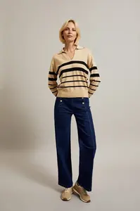 Marisse Women's Jeans Z-Je-4500 Dark Navy