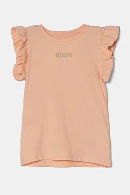 Dětské tričko Guess oranžová barva, K5RI26 K6YW4