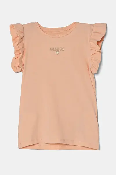 Dětské tričko Guess oranžová barva, K5RI26 K6YW4