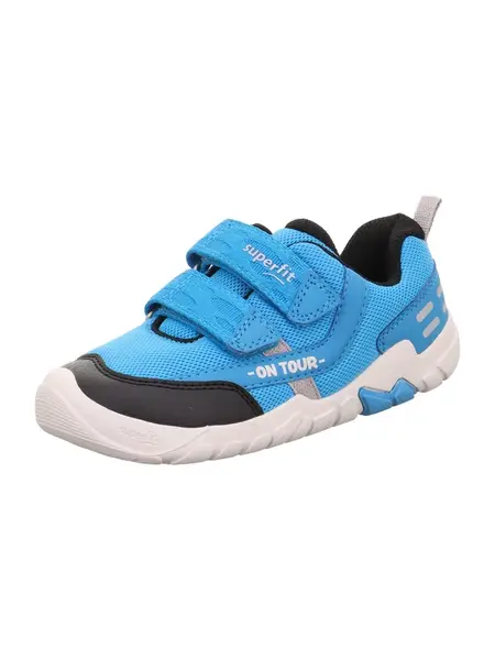 SUPERFIT Tenisky 'TRACE'  azúrová / čierna / biela