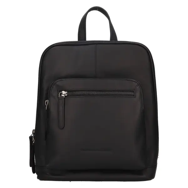 Dámský kožený batoh The Chesterfield Brand Florane - černá