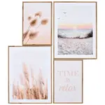 Monee TIŠTĚNÉ OBRAZY NA PLÁTNĚ, krajina a příroda, text, květiny, 67/65 cm