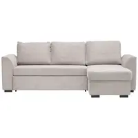 Xora ROHOVÁ SEDAČKA, textil, světle šedá