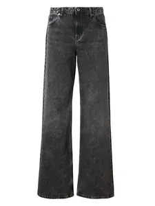 KARL LAGERFELD JEANS Džínsy  čierny denim