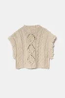 Dětské pončo s příměsí vlny United Colors of Benetton