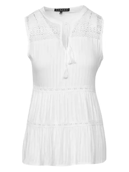 KOROSHI Blúzka  biela