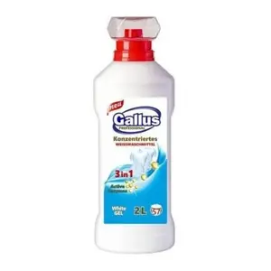Gallus 3in1 prací gel Weiss na bílé oblečení 2 l / 57 praní