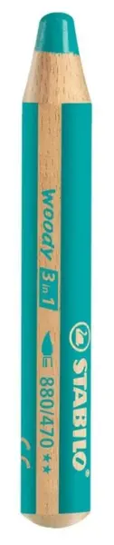 Pastelka Stabilo Woody 3in1 – 470 tyrkysová