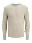 JACK & JONES Sveter 'JJEEMIL'  béžová