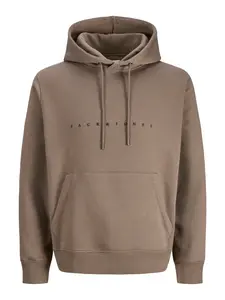 Jack & Jones Plus Sveter 'JJEStar'  mokka