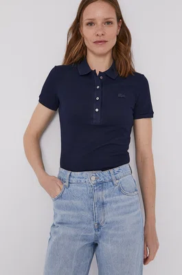 Polo tričko Lacoste dámské, tmavomodrá barva, PF5462