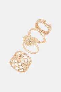 Prstýnek Aldo LOVEBOUND 4-pack