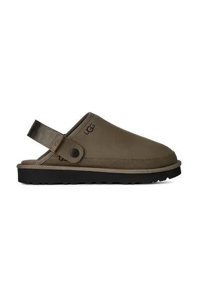 Semišové pantofle UGG M Goldencoast Clog II Nubuck