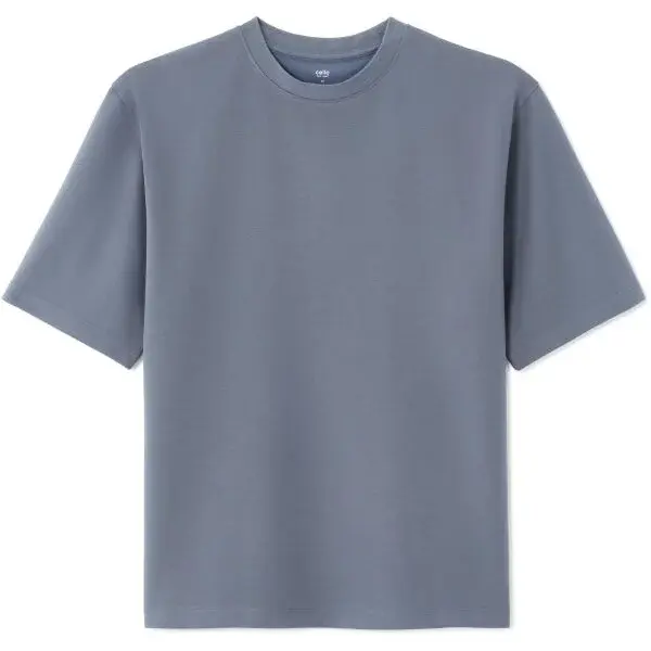 CELIO GEHEM Pánské pohodlné tričko, tmavě modrá, velikost