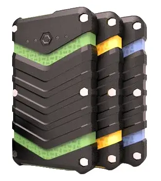 Powerbank ALPHA 18000mAh, orange s IP67