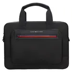 Pánská taška na notebook Tommy Hilfiger Fenis, syntetická kůže, 14" − černá