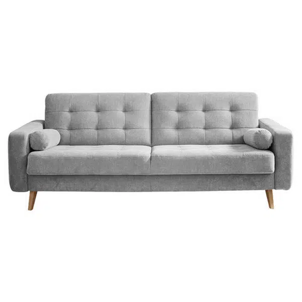 MID.YOU ROZKLÁDACÍ POHOVKA, textil, kompozitní dřevo, barvy stříbra