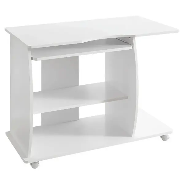 MID.YOU PC STŮL, bílá, 50/90/71 cm