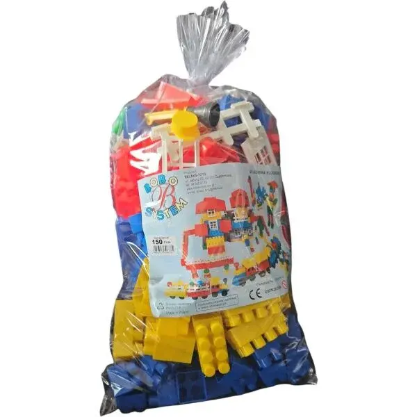 RELAKS-TOYS BOBO 150 KS Dětské kostky, mix, velikost