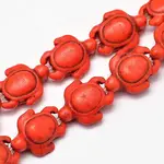 Dyed Synthetic Turquoise Beads Strands