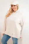 Dámska plus size mikina s potlačou