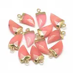 Natural White Jade Pointed Pendants