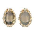 Brass Micro Pave Clear Cubic Zirconia Pendants