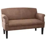 Sit & More DVOUMÍSTNÁ POHOVKA, textil, hnědá