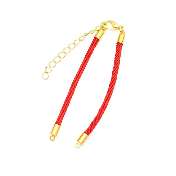 Polyester Twisted Cord Bracelet Making